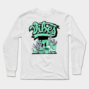 Vibes Mint Foam Shirt Long Sleeve T-Shirt